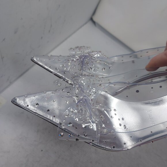 Christian Louboutin Jelly Strass Bow Wedding Crystal PVC Pump - Picture 5 of 12